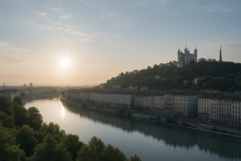 lever du soleil lyon